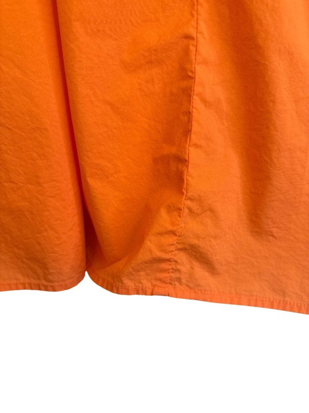 SNDYS Orange Cotton Sundress S Spaghetti Straps & Tie Front - Picture 9 of 12